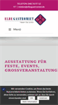 Mobile Screenshot of elbe-gastromiet.de