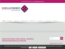 Tablet Screenshot of elbe-gastromiet.de